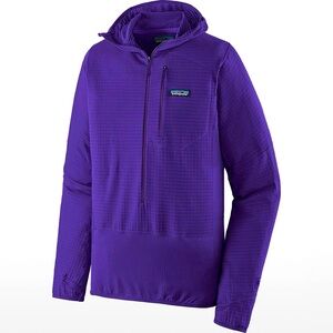 Patagonia R1 1/2 zip pull over, rare purple.
